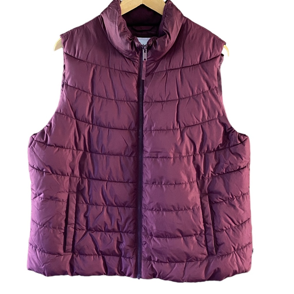 Gap Coldcontrol Water Resistant Front Zip Up Puff… - image 1